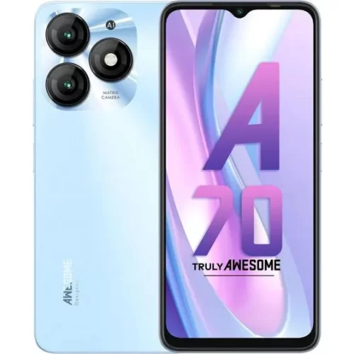 ايتل A70 بشريحتين، سعة 256 جيجا، رام 4+4جيجا، شبكة 4G LTE،